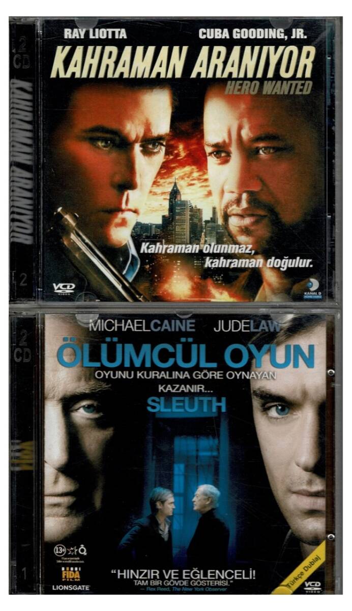 Kahraman Aranıyor Ölümcül Oyun - 2 Adet VCD Film VCD1316 - 1