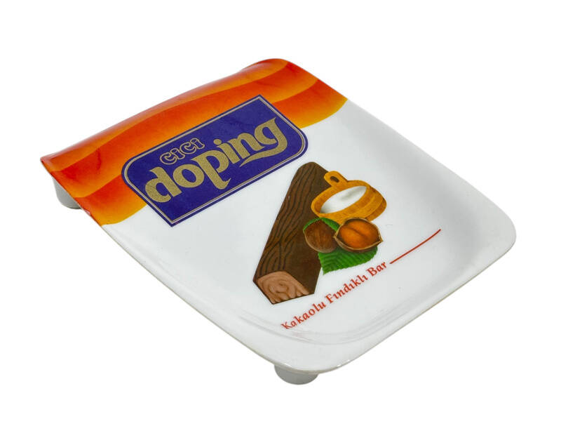 CİCİ DOPİNG Kakaolu Fındıklı Bar Çikolata Figürlü Promosyon Plâstik Para Üzeri Tabağı AOB4635 - 3
