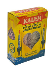 Kalem Marka 1980s Doğum Günü Ve Gelin Mumları AOB4767 - 2