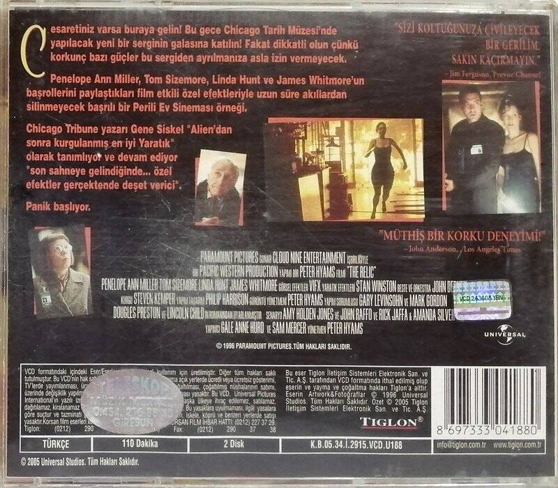 Kalıntı - The Relic VCD Film VCD5446 - 2