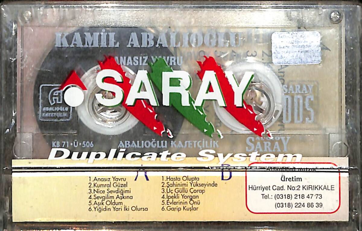 Kamil Abalıoğlu - Anasız Yavru Kaset (Sıfır Kaset) KST29220 - 2