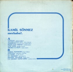 Kamil Sönmez – Merhaba! | Türküola Plakçılık 33′lük LP (Long Play) PLAK (10/8.5) 