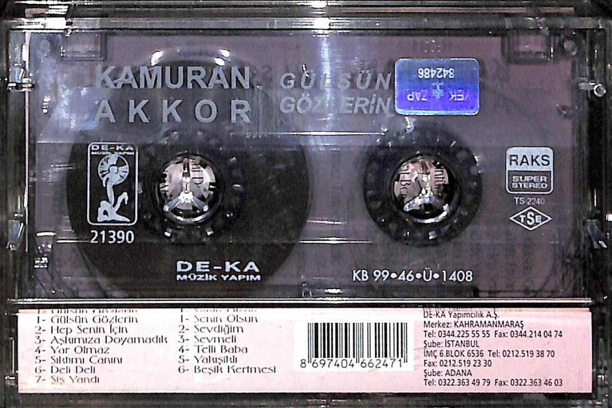 Kamuran Akkor - Gülsün Gözlerin Kaset (İkinci El) KST28467 - 2