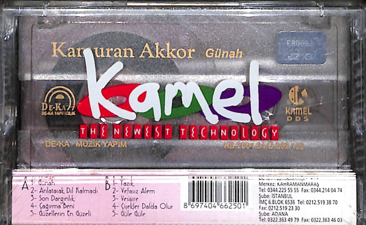 Kamuran Akkor - Günah Kaset (Sıfır Kaset) KST29647 - 2