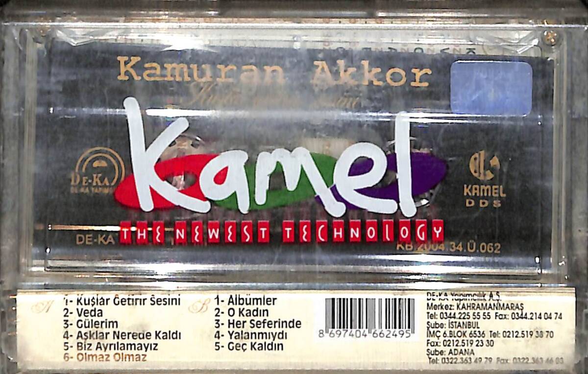 Kamuran Akkor - Kuşlar Getirir Sesini Kaset (Sıfır) KST28495 - 2