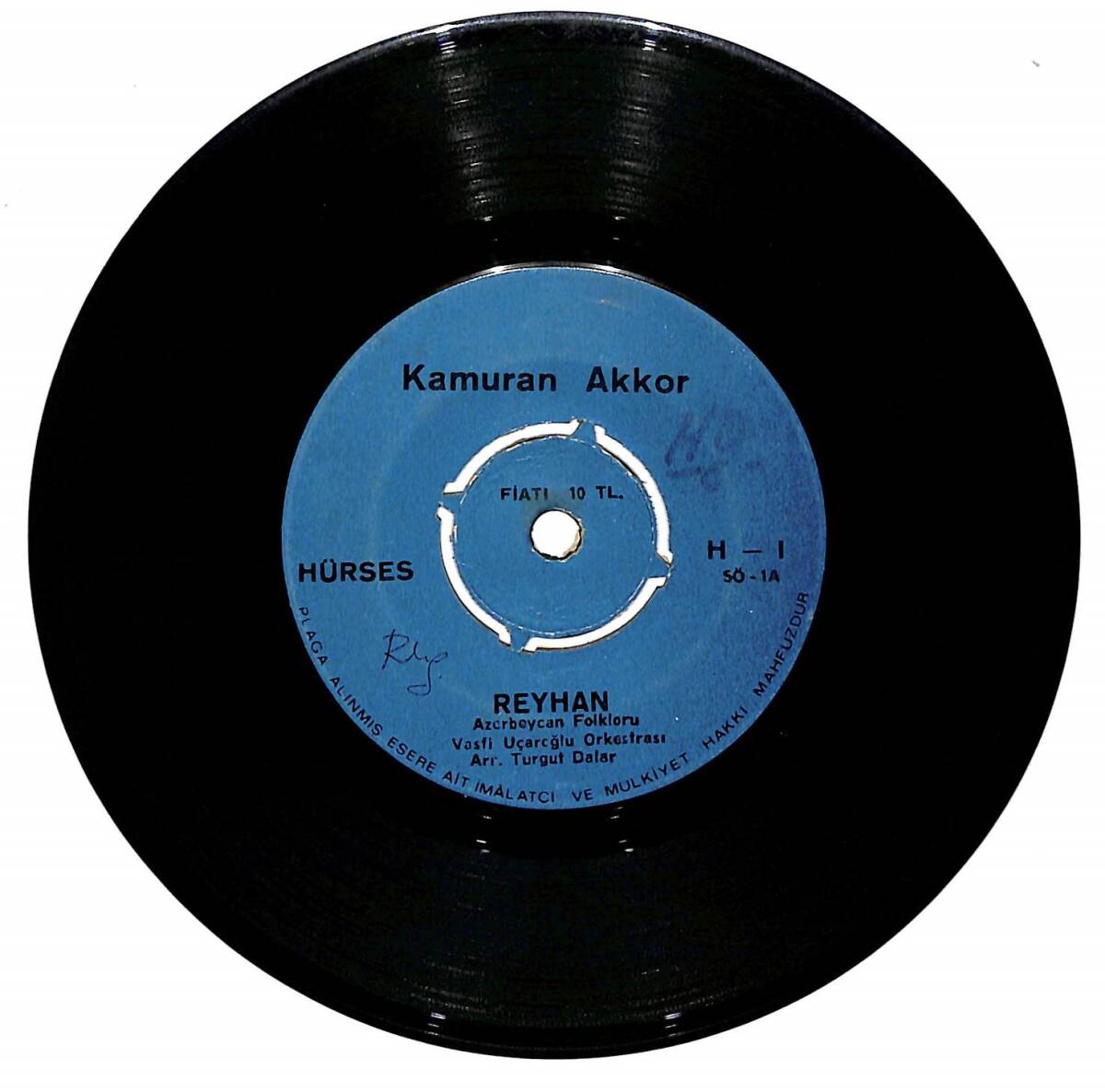 Kamuran Akkor – Reyhan & Laleler 45'lik Plak (10/7.5) PLK27250 - 1
