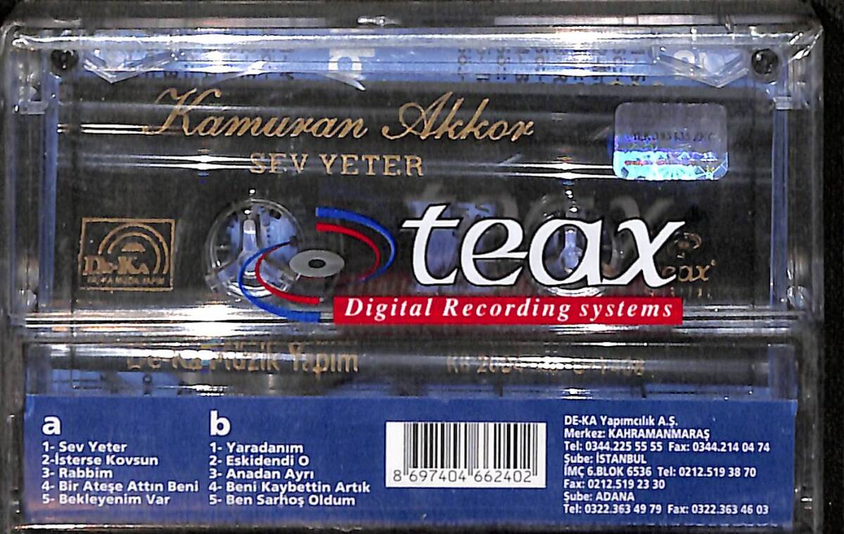 Kamuran Akkor - Sev Yeter Kaset (Sıfır) KST28677 - 2