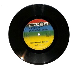 Bayram Durmaztuna - Meyhaneler Olmasa / Sensiz Hayat PLAK (10/7.5) PLK24570 - Gökçekoleksiyon
