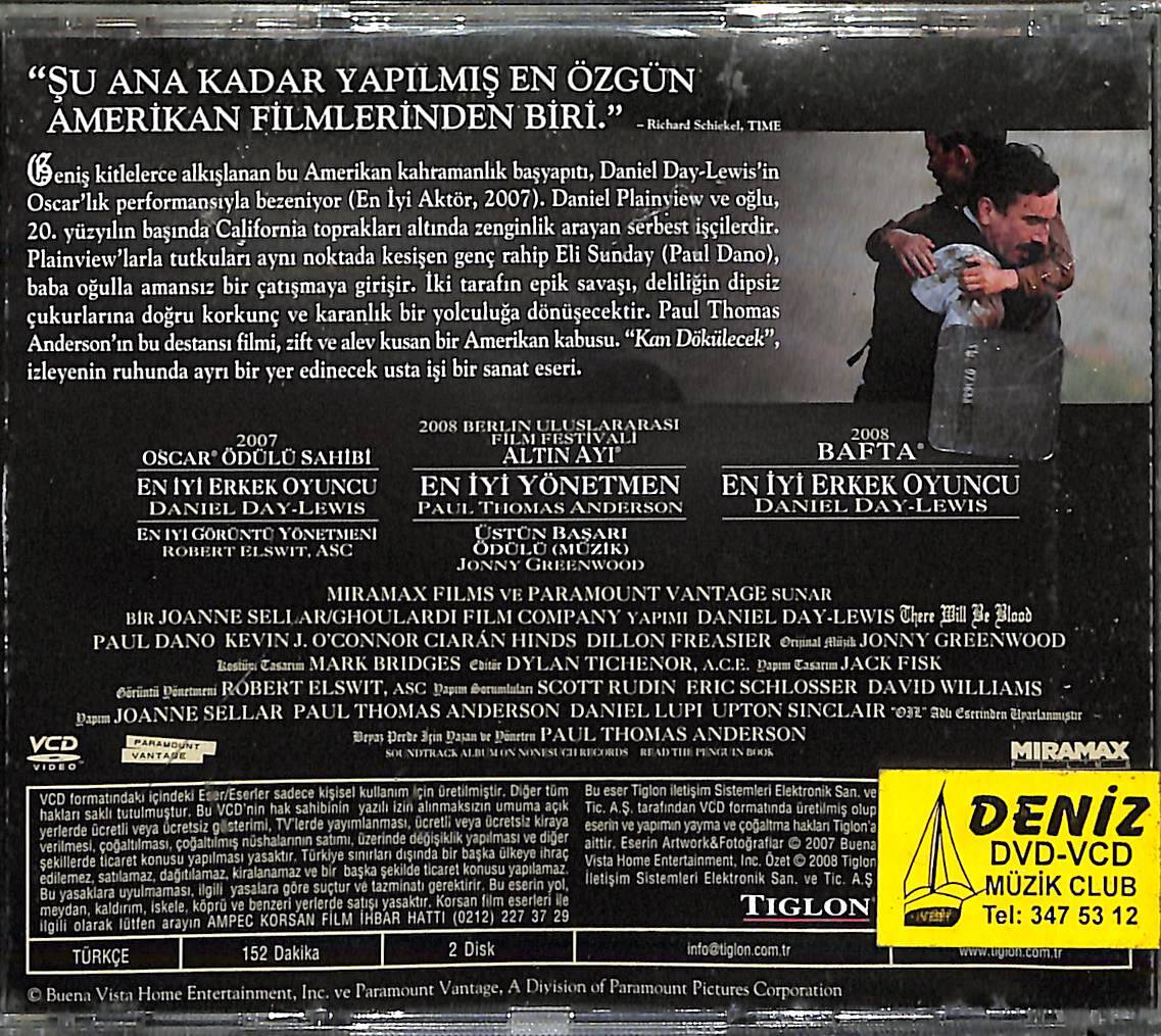 Kan Dökülecek - There Will Be Blood (2007 - Daniel Day - Lewis) Orjinal VCD Film VCD27895 - 2