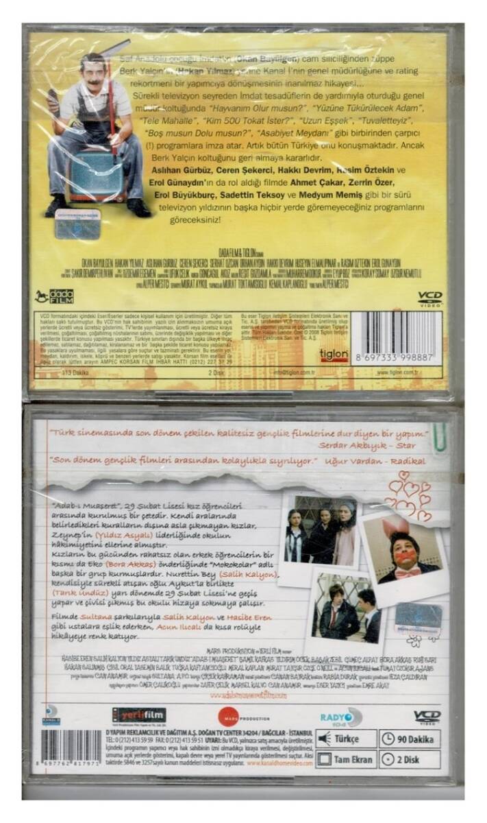 Kanal İZasyon Adab-ı Muaşeret - 2 Adet VCD Film VCD821 - 2