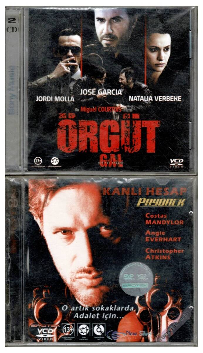 Kanlı Hesap Örgüt - 2 Adet VCD Film VCD1038 - 1