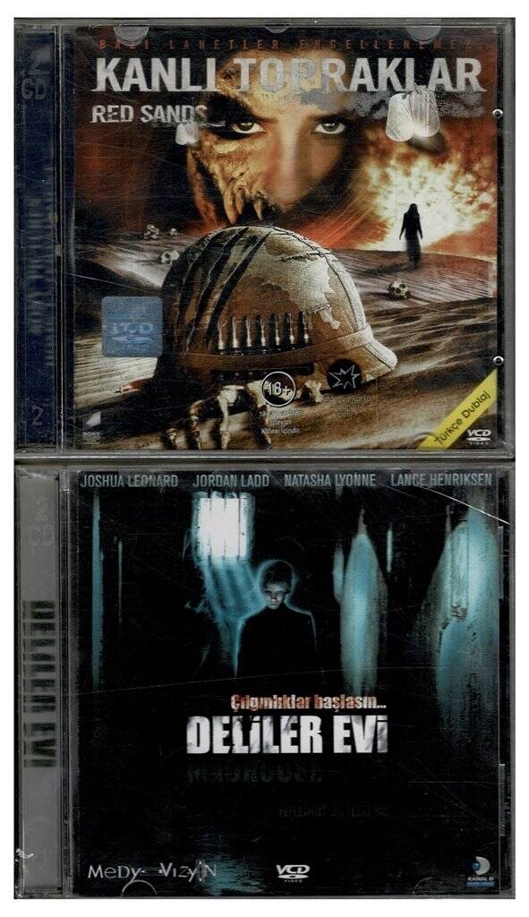 Kanlı Topraklar Deliler Evi - 2 Adet VCD Film VCD1132 - 1
