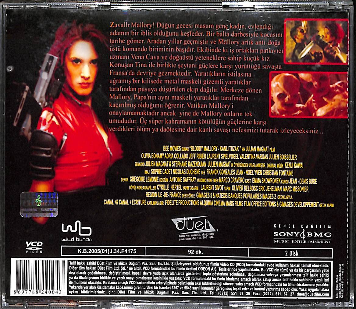 Kanlı Tuzak – Bloody Mallory (2002) Orijinal VCD Film VCD28458 - 2
