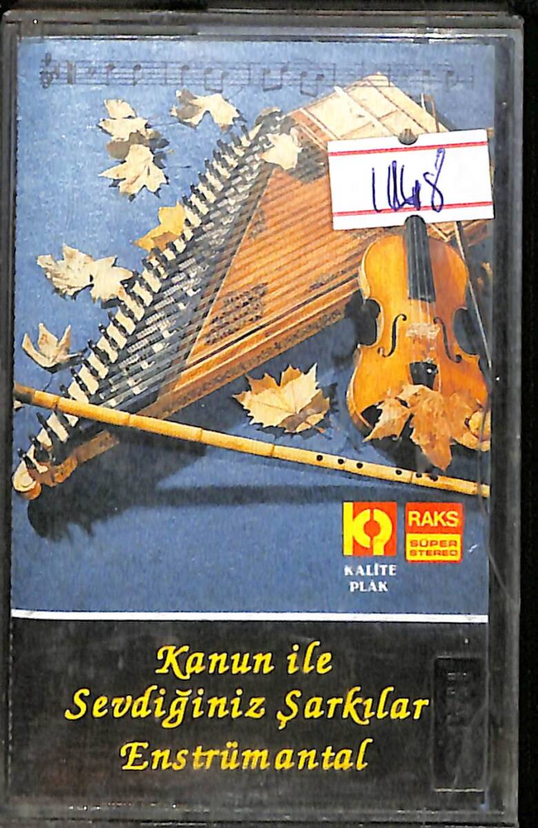 Kanun İle Sevdiğim Şarkılar Enstrümantal Kaset (Siyah Bandrol - İkinci El) KST27128 - 1