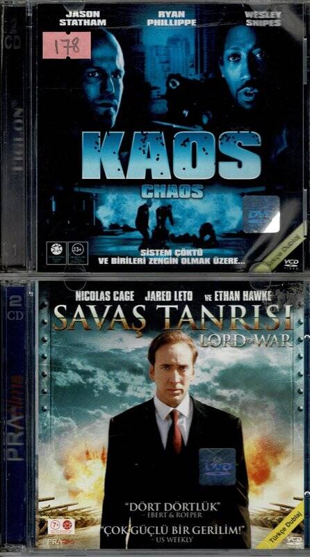 Kaos Savaş Tanrısı - 2 Adet VCD Film VCD296 - 1