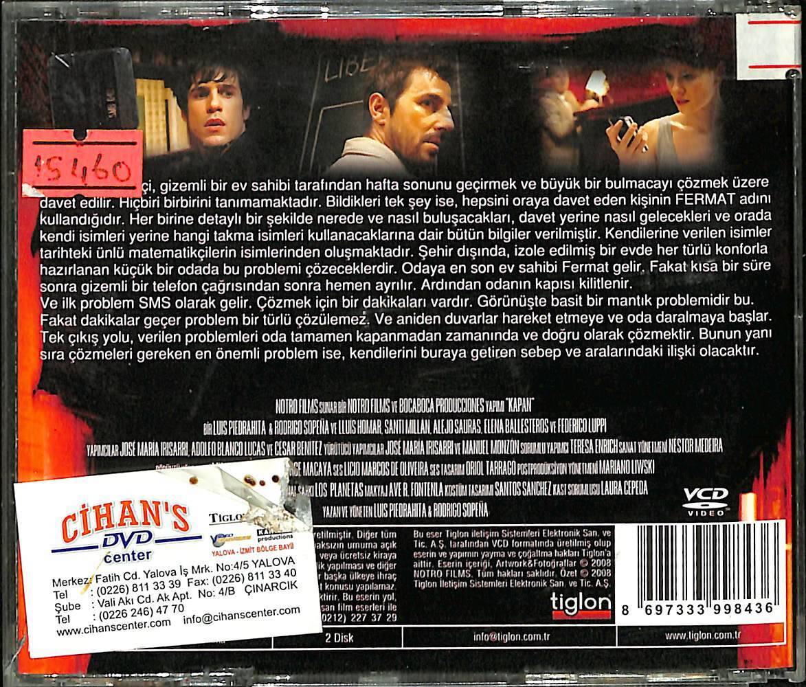 Kapan -Fermats Room VCD Film VCD14393 - 2