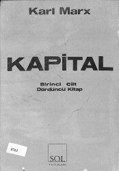Kapital - Birinci Cilt, Dördüncü Kitap NDR93967 - Gökçekoleksiyon