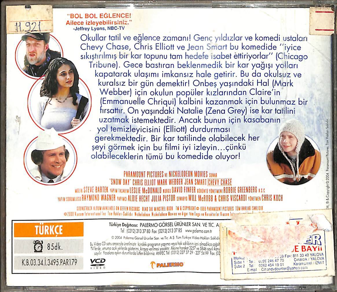 Kar Tatili VCD Film (İkinci El) VCD27506 - 2
