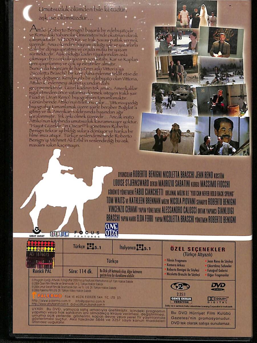 Kar Ve Kaplan DVD Film (İkinci El) DVD2666 - 2