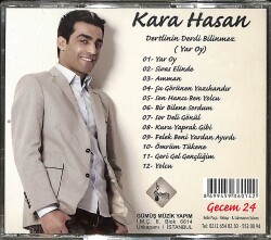 Kara Hasan - Dertlinin Derdi Bilinmez CD (İkinci El) CD5026 - 2