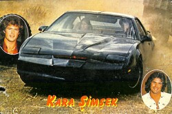 Kara Şimşek ( David Hasselhoff ) Kartpostal KRT18632 - Gökçekoleksiyon