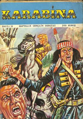 KARABİNA Sayı 8 Haftalık Gençlik Dergisi ( 200 Kuruşluk Seri ) Çizgi Roman NDR83542 - 1
