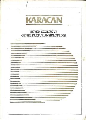 Karacan Büyük Sözlük Ve Genel Kültür Ansiklopedisi Cilt1 (A-B) KTP1906 - 1