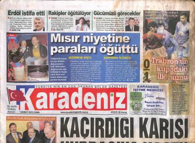Karadeniz Gazetesi 1 Şubat 2013 - Yattaraya Şok Suçlama ! Zorla Kontrat İmzalattılar GZ109023 - 1
