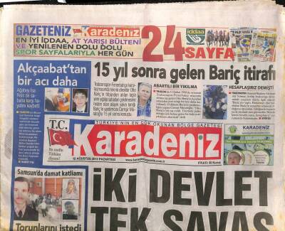 Karadeniz Gazetesi 12 Ağustos 2013 - Akhisar Gekasa Kapılarını Kapattı GZ109263 - 1