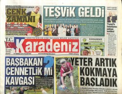 Karadeniz Gazetesi 15 Temmuz 2013 - Cenk Tosun Gaziantepspora Transfer Oluyor GZ101306 - 1