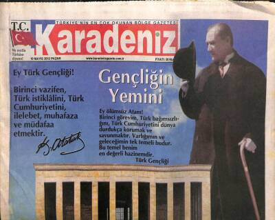 Karadeniz Gazetesi 19 Mayıs 2013 - Trabzonspor Teknik Direktörü Kafkas Kupayı Alacağız GZ106987 - 1