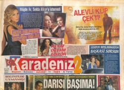 Karadeniz Gazetesi 2 Eki 15 Ekim 2011 - Müjde Ar , Selda Alkoru İstemedi GZ100787 - 2