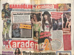 Karadeniz Gazetesi 2 Eki 19 Nisan 2012 - Sinan Akçıldan Ayrılık Sonrası Hadiseye Küfür Şarkısıyla Cevap Verdi GZ100016 - 2