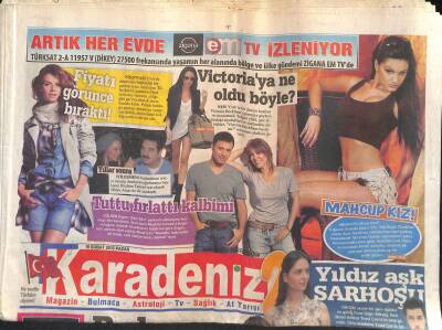 Karadeniz Gazetesi 2 Eki 19 Şubat 2012 - Angelina Jolieye Ölüm Tehdidi - Yıldız Çağrı Atiksoy Aşk Sarhoşu GZ124555 - 1