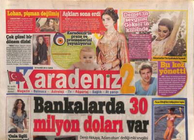 Karadeniz Gazetesi 2 Eki 23 Kasım 2012 - David Beckham Nereye Gidiyor ? GZ117085 - 1