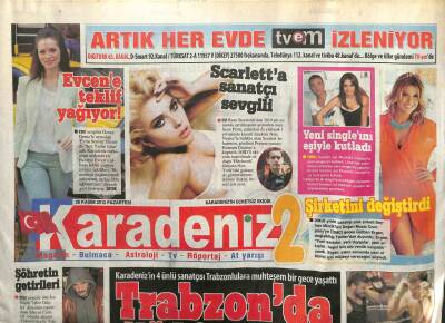 Karadeniz Gazetesi 2 Eki 26 Kasım 2012 - Fahriye Evcene Teklif Yağıyor GZ107190 - 1