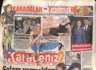 Karadeniz Gazetesi 2 Eki 27 Nisan 2012 - Hadise Modelliği Sevdi - Özgü Namal Evleniyor GZ100414 - 2