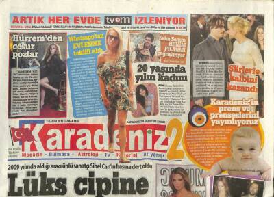 Karadeniz Gazetesi 2 Eki 3 Kasım 2012 - Sibel Canın Cipine El Konuldu GZ107581 - 1