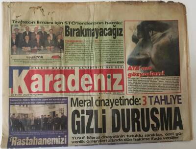 Karadeniz Gazetesi 20 Mart 2003 - Giresun Adası Turizme Açılacak GZ13606 - 1