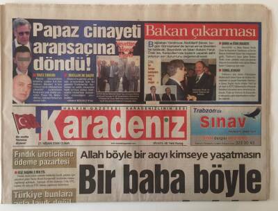 Karadeniz Gazetesi 21 Nisan 2006 - Matthaus Sesleri Trabzonsporu Ayağa Kaldıracak Teknik Adam GZ26211 - 1