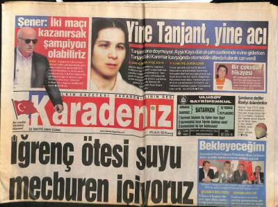 Karadeniz Gazetesi 22 Mayıs 2009 - Volkan Konaktan Gençlere Tavsiye Fazla İyilik Yapmayın ! GZ109186 - 1