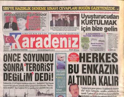 Karadeniz Gazetesi 22 Nisan 2013 - Fiskobirlikte Sahte İmzaya Suç Duyurusu GZ106981 - 1