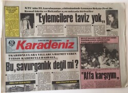 Karadeniz Gazetesi - 25 Mayıs 1988 - Bu Savurganlık Değil Mi ? - GZ43751 - 1