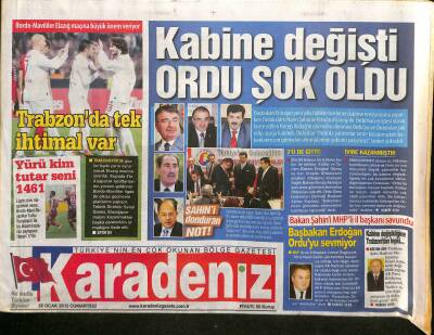 Karadeniz Gazetesi 26 Ocak 2013 - Canalioğlu Yılın Vekili Seçildi - Barış Özbek Union Berlinde GZ125850 - 1
