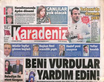 Karadeniz Gazetesi 27 Ocak 2015 - Türkiyenin İlk Türbini Trabzona GZ109026 - 1