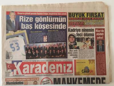 Karadeniz Gazetesi 28 Aralık 2010 - Giresunda Vekillerin Dolgu Kavgası GZ26220 - 1
