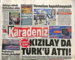 Karadeniz Gazetesi 4 Ocak 2014 - Ayasofyanın Vitrini Değişiyor - Kızılay da Türkü Attı GZ100396 - 2