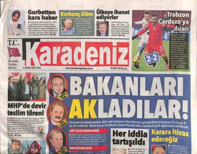 Karadeniz Gazetesi 6 Ocak 2015 - Cumhurbaşkanı Recep Tayyip Erdoğan , Kardeş Acısı Yaşayan Demireli Ziyaret Etti GZ106433 - 1