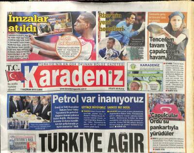 Karadeniz Gazetesi 7 Haziran 2013 - Avukat Çelik Türkiye Ağır Bedel Öder GZ101304 - 1