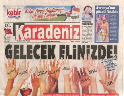 Karadeniz Gazetesi 7 Haziran 2015 - Mbianın Rotası Trabzonspor - Waris Fransa Yolcusu GZ116705 - 1